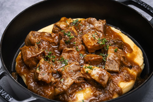 牛肉の黒糖カルボナード