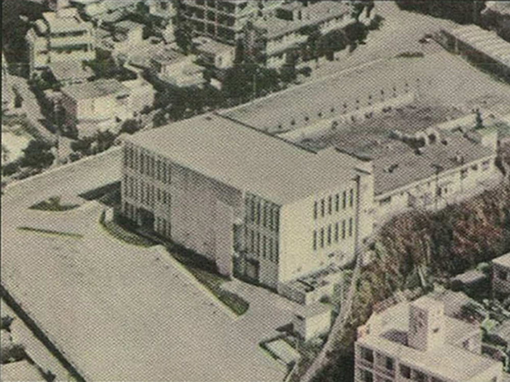사진: 오키나와 하버뷰 호텔 건축 당시의 모습