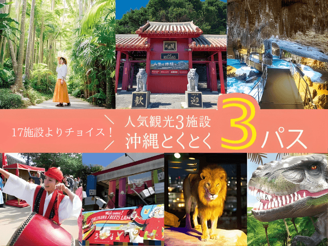 【沖縄を楽しむフリーパス】人気観光施設をまとめて網羅！お得な料金で楽しめる<br>とくとくパス販売中の画像